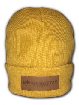 LOW iS A LiFESTYLE® Classic Beanie - Senfgelb